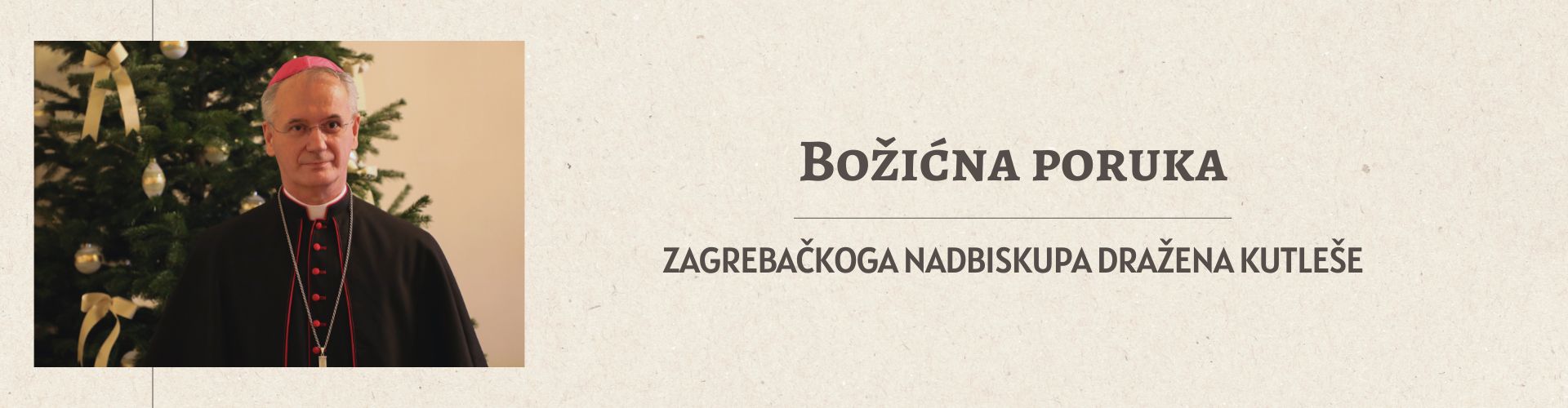 Na zemlji mir ljudima (Lk 2, 14)